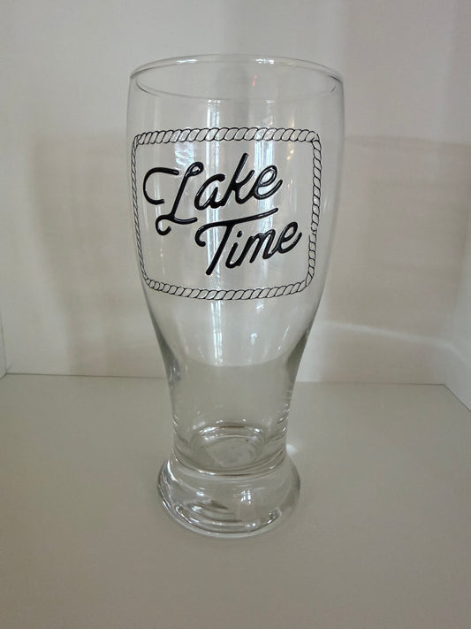 Lake Time Beer Glass