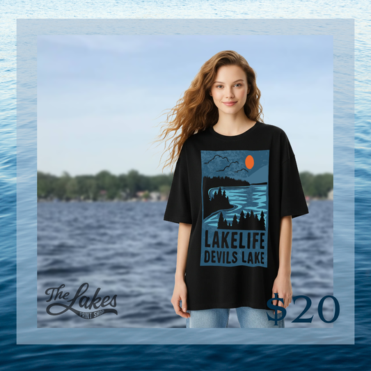 Lake Life Devils Lake Tee