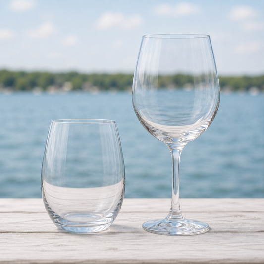 Local Lake - Wine Glasses