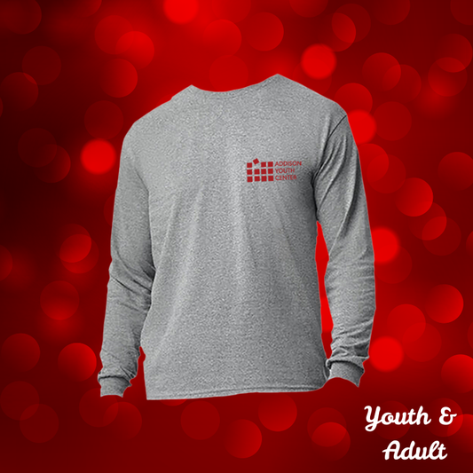 Addison Youth Center - Grey Regular Long Sleeve