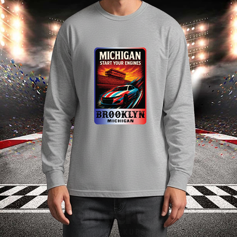 Michigan Start Your Engines Tee