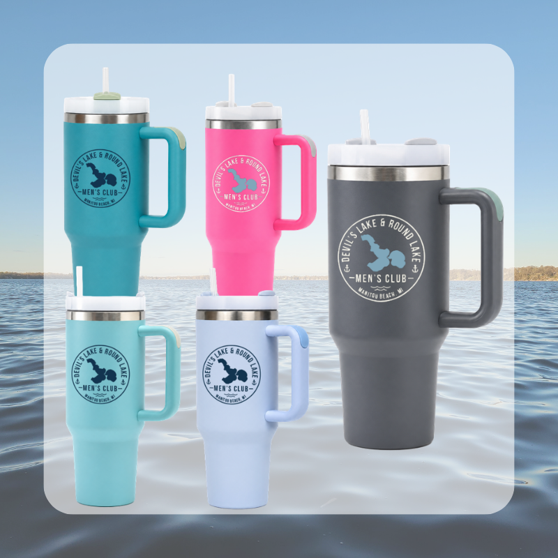 Devils Lake & Round Lake Men’s Club 40 oz Tumbler