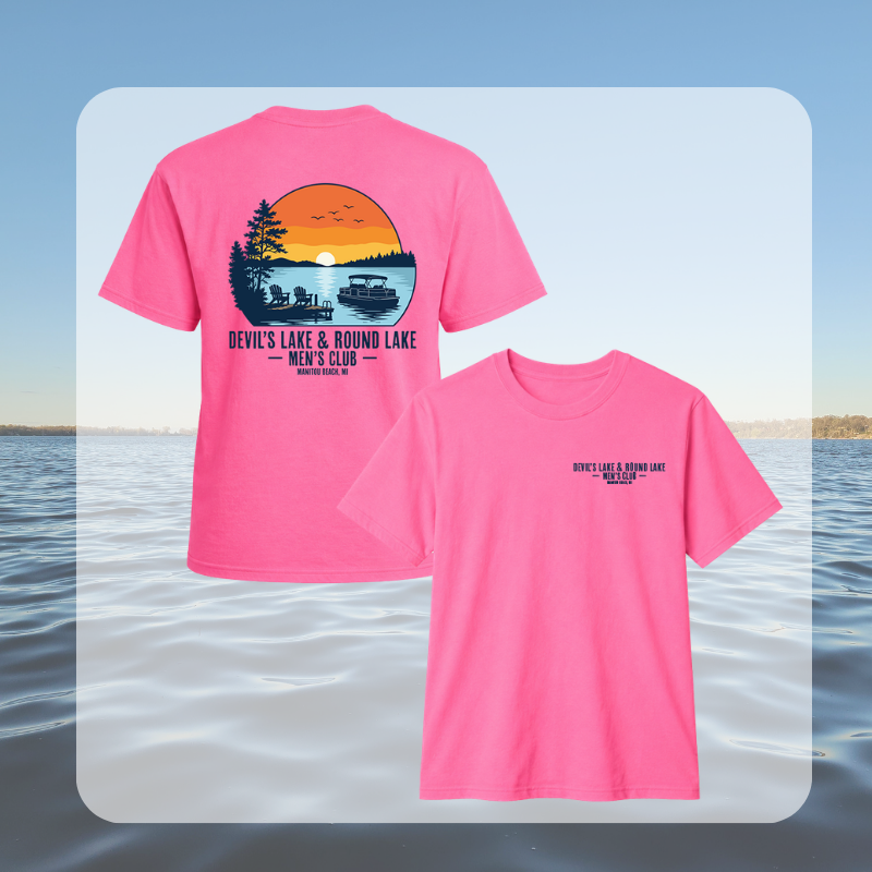 Devil’s Lake & Round Lake Men’s Club Tropical Tees
