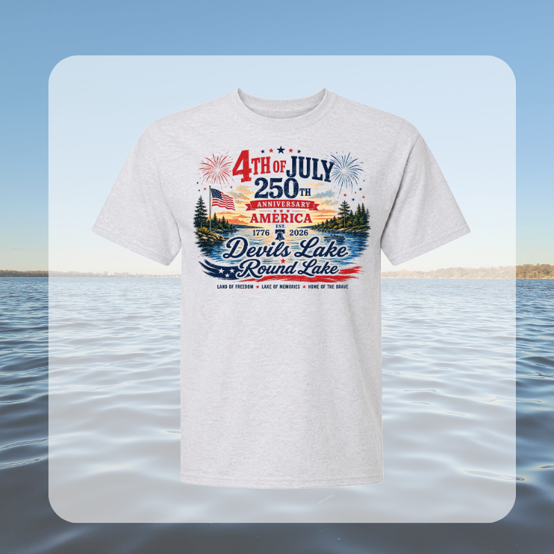 Devil’s Lake & Round Lake Men’s Club 4th Of July Shirt