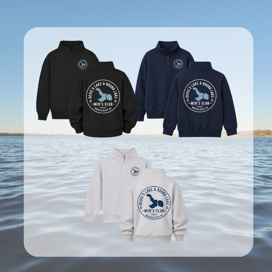 Devil’s Lake & Round Lake Men’s Club Youth 3/4 Zip Up