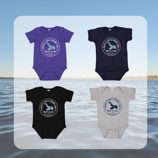 Devil’s Lake & Round Lake Men’s Club Classic Short Infant Onesie