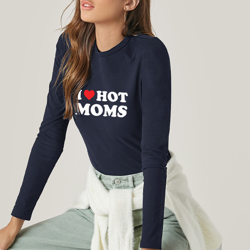 I ❤️ Hot Moms - Longsleeve