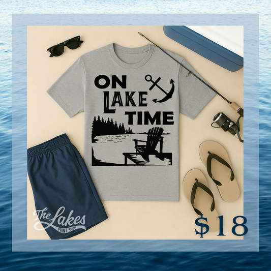 On Lake Time Tee