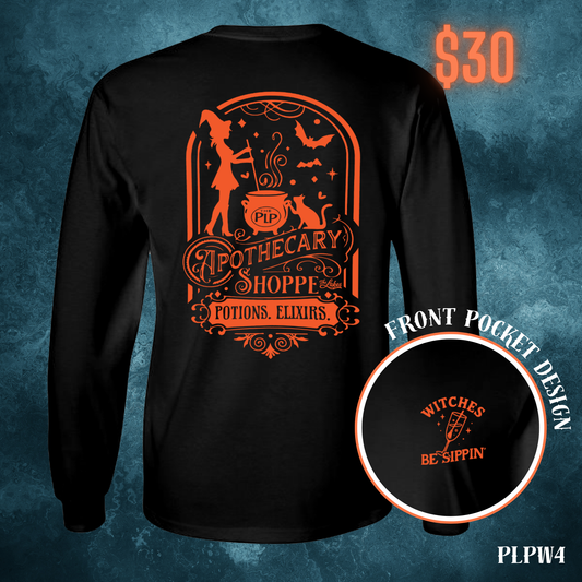 PLPW4 - “Apothecary Shoppe” Long Sleeve Tee