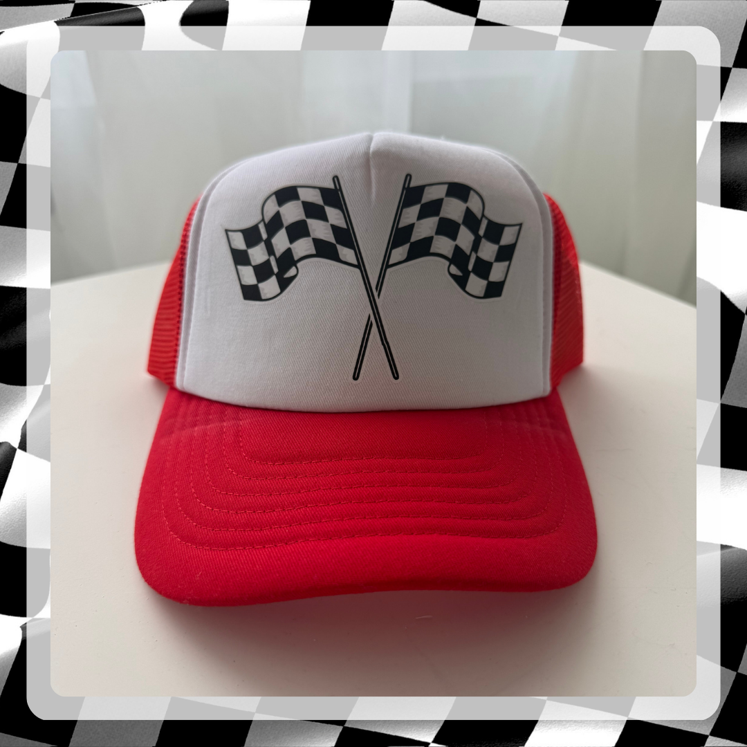 Racing Flags Trucker Hat