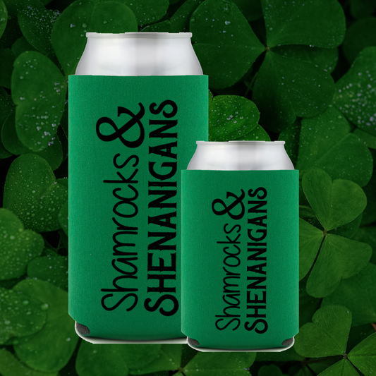 Shamrock Collection - Shamrocks & Shenanigans Koozie 🍀