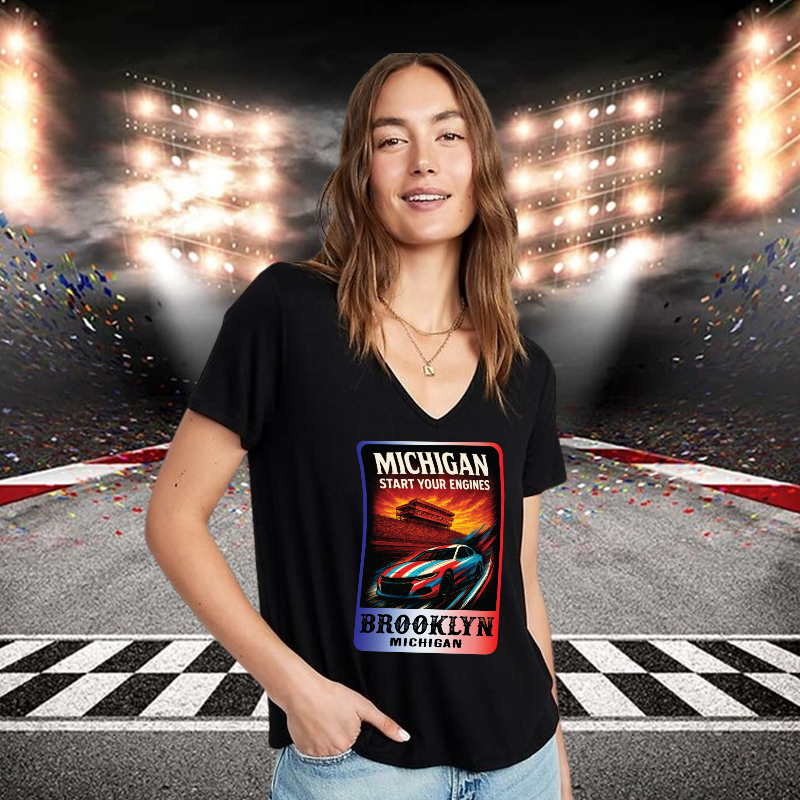Michigan Start Your Engines Tee
