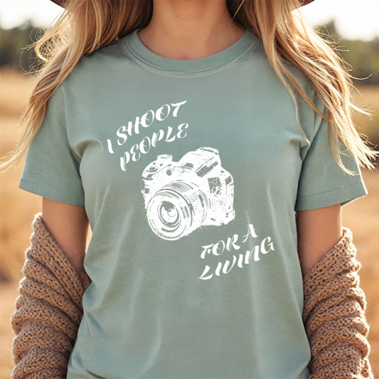 I Shoot People For A Living - Tee