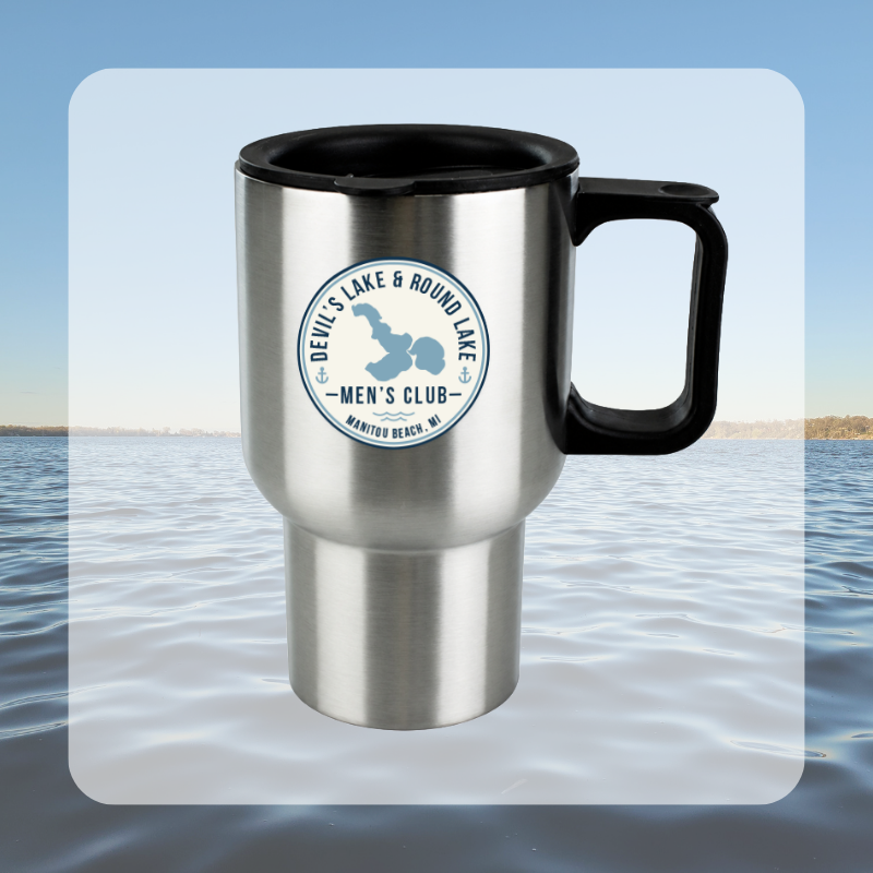 Devils Lake & Round Lake Men’s Club Stainless Steel Coffee Mug