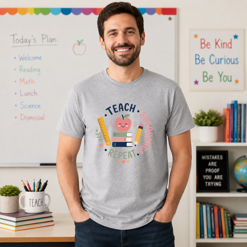 Teach. Encourage. Repeat. Design