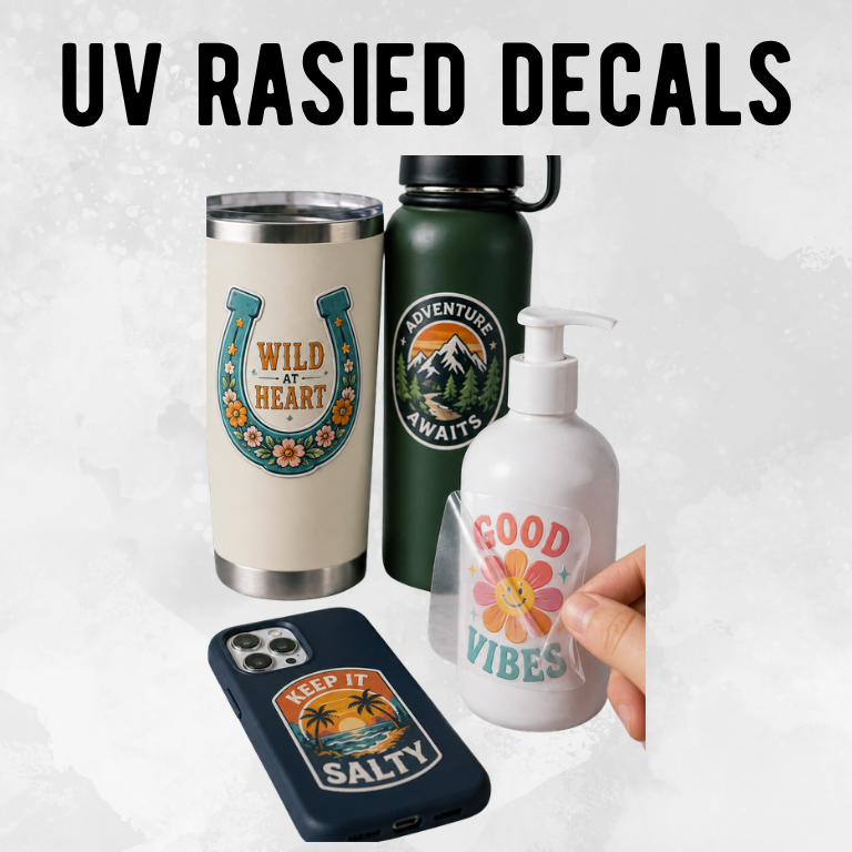 UV Raised Decals