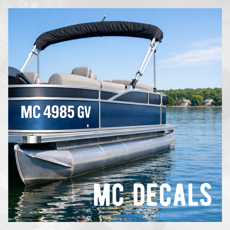 MC Number Decals