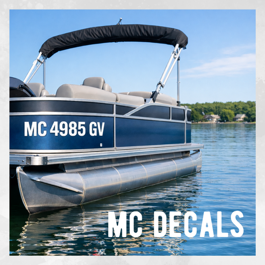 MC Number Decals