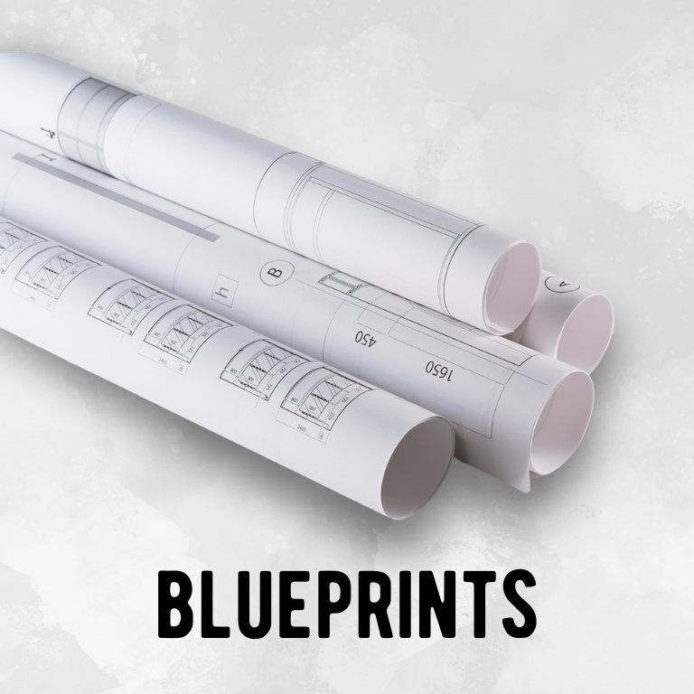 Blueprint Printing – B&W or Color