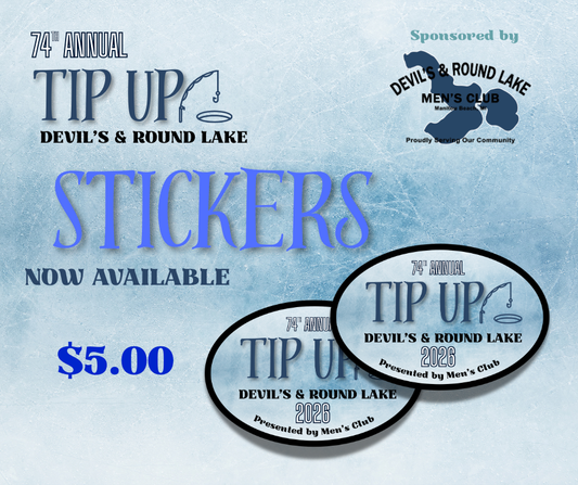 74th Annual Tip-Up Sticker