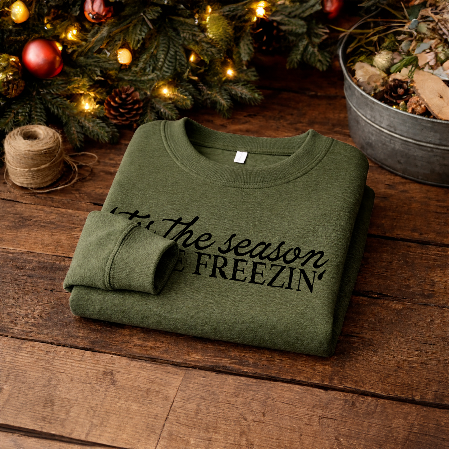 ’Tis the Season to Be Freezin’ Crewneck