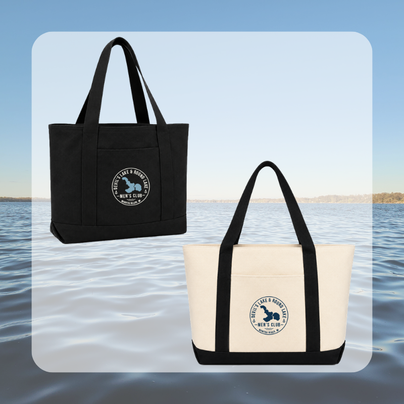 Devils Lake & Round Lake Men’s Club Tote Bag