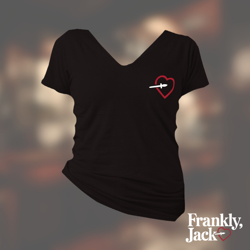 Frankly Jack - V Neck T-shirt