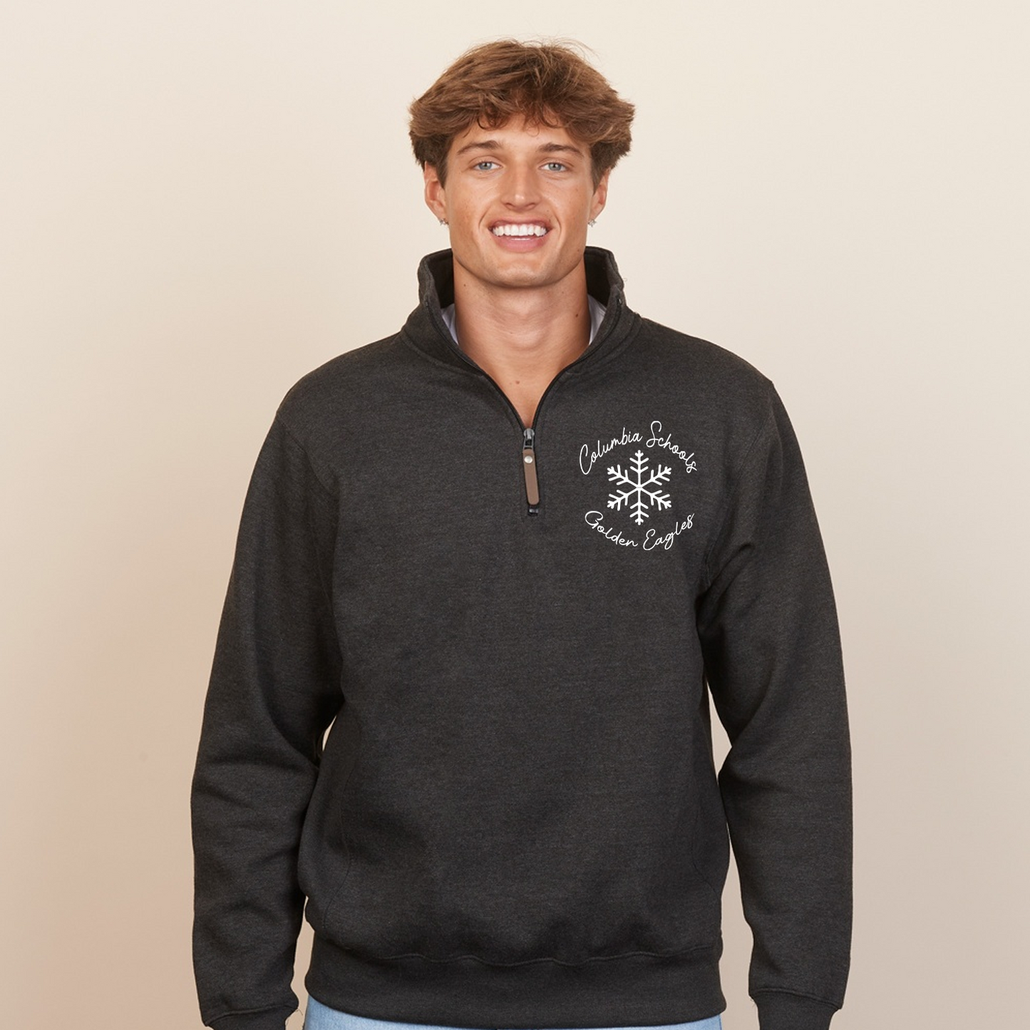 Columbia Schools Golden Eagles Quarter-Zip
